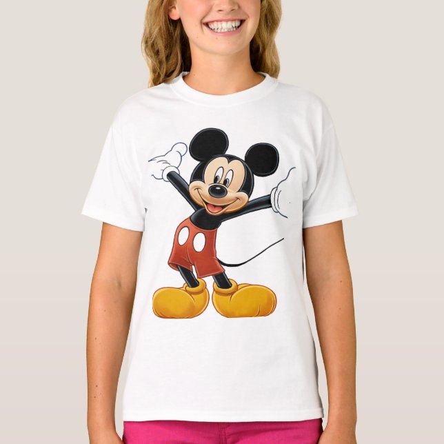 Magic Mickey Tees: Roligt & Äventyr för barn T Shirt (Framsida)