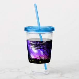 Magic Milky Way Acrylic Tumbler Take Away Mugg