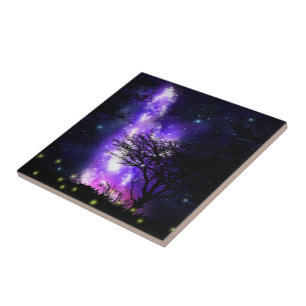 Magic Milky Way Ceramic Tile Kakelplatta