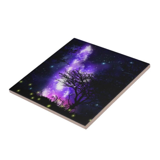 Magic Milky Way Ceramic Tile Kakelplatta (Sidan)