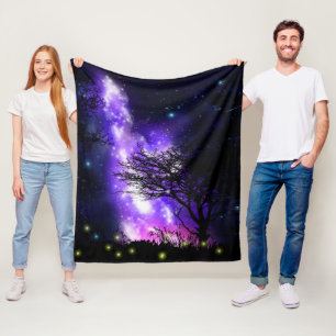 Magic Milky Way Fleece Blanket