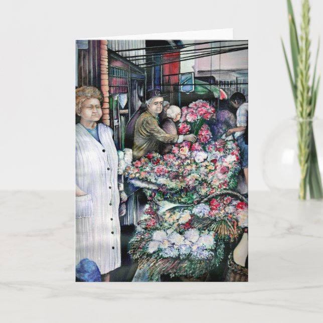 Magic Moment in Misloc Market Hungary Hälsning Car Kort (Framsida)