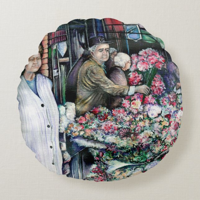 Magic Moment in Misloc Market Rund Kudde (Framsidan)