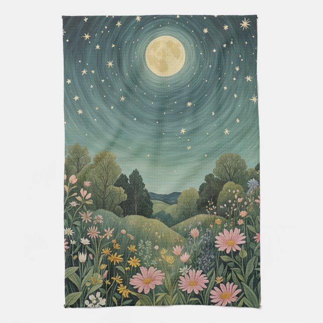 Magic Moonlit Meadow Kökshandduk (Vertikal)