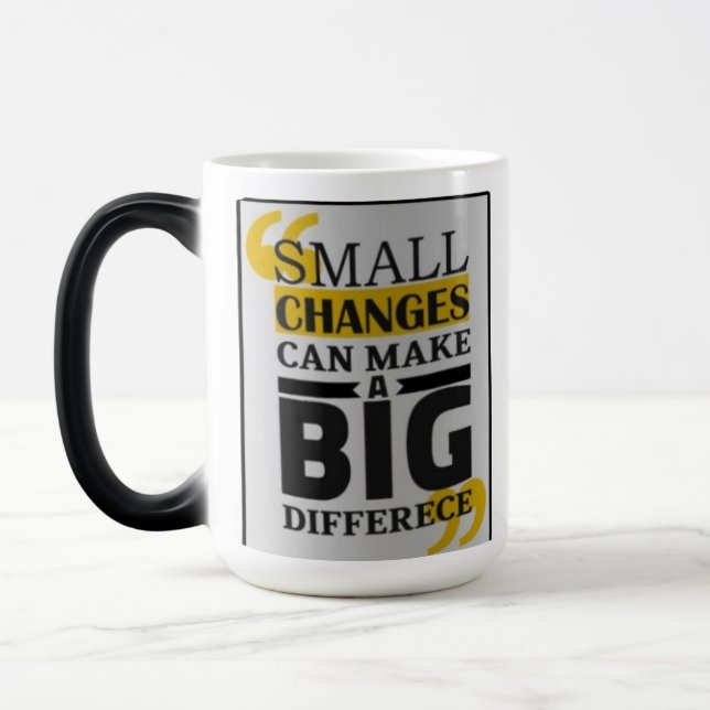 Magic Morphing Mugg - Värmekänslig förändring i Fä (Vänster)