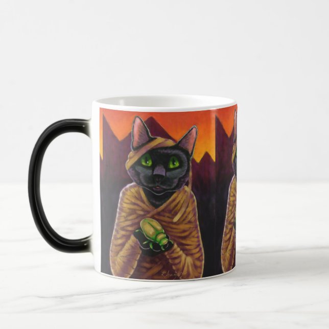 Magic Morphing Vampire Cat Mugg (Vänster)