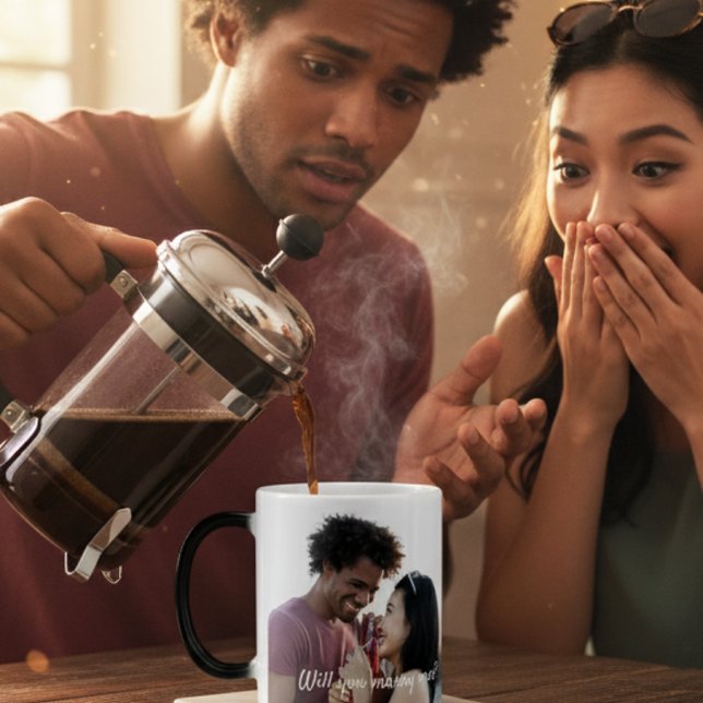 Magic mug married me will you marry me proposal magisk mugg (Skapare uppladdad)