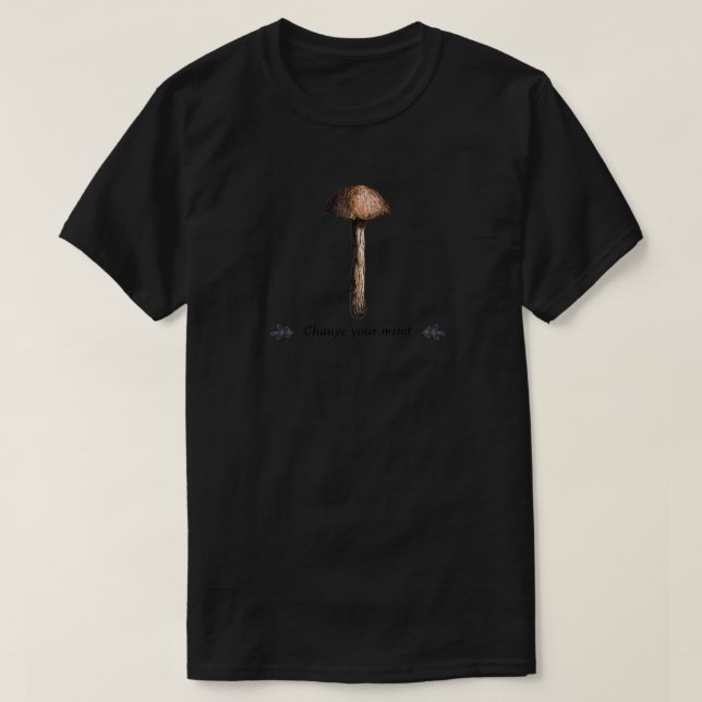 Magic Mushroom Byt sinne T Shirt (Design framsida)
