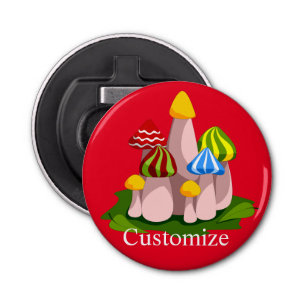 Magic Mushroom Cathedral Thunder_Cove Flasköppnare