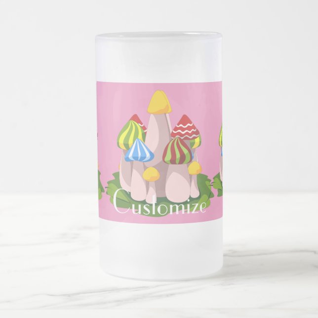 Magic Mushroom Cathedral Thunder_Cove Frostat Ölglas (Center)