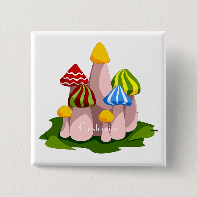 Magic Mushroom Cathedral Thunder_Cove Knapp (Framsida)