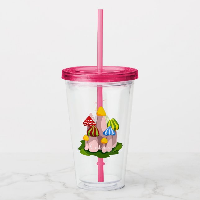 Magic Mushroom Cathedral Thunder_Cove Take Away Mugg (Framsida)