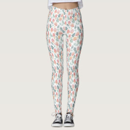 Magic Mushroom Forest Mönster Leggings