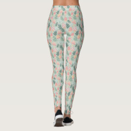 Magic Mushroom Forest Mönster Leggings