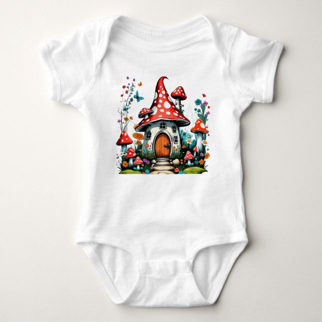 Magic Mushroom Home T Shirt (Framsida)