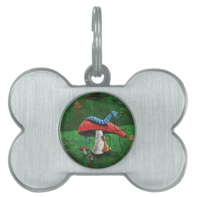 Magic Mushroom ID-bricka Husdjur (Framsidan)