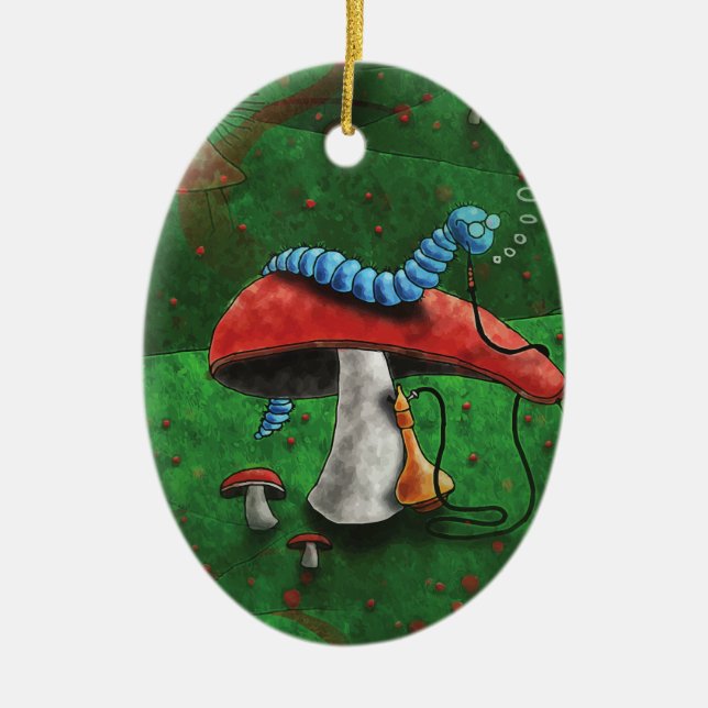 Magic Mushroom Julgransprydnad Keramik (Framsidan)