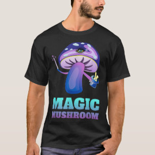 Magic Mushroom Magician Pun Parody T Shirt