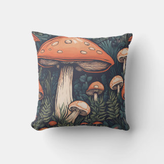 Magic Mushroom Meadow D16 Kudde