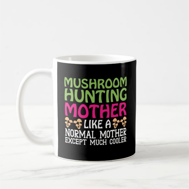 Magic Mushroom Mushroom Hunting Funny Mushroom Kaffemugg (Vänster)