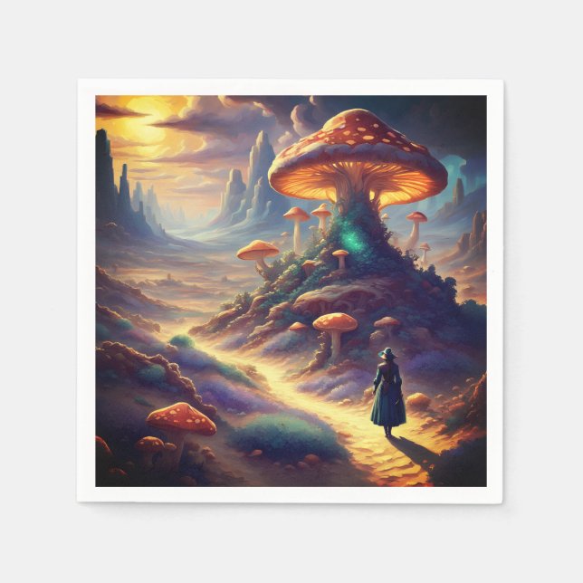 Magic Mushroom Planet Pappersservett (Framsidan)