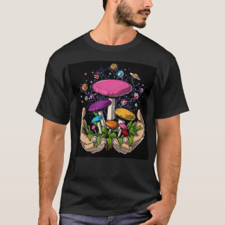 Magic Mushroom Psychedelic Andlig T-Shirt