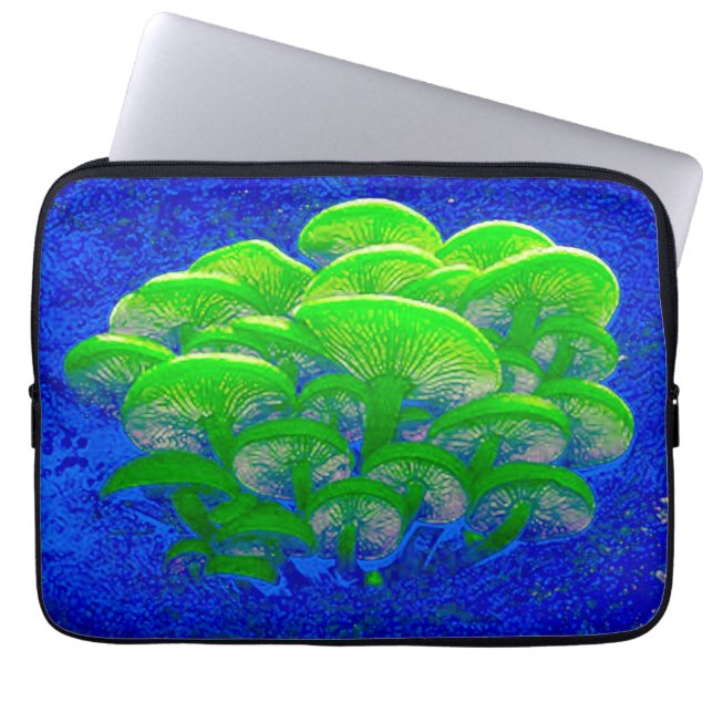 Magic Mushroom Psychedelic Digital Art Laptop Fodral (Framsidan)