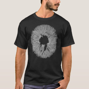 Magic Mushroom Spore Print Psilocybe Cubensis T Shirt
