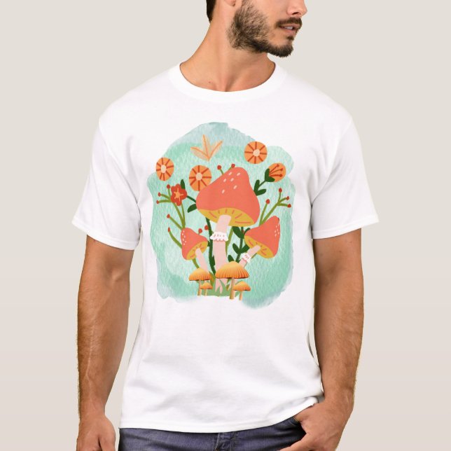 MAGIC Mushroom T Shirt (Framsida)