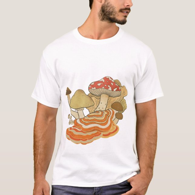 Magic Mushroom T Shirt (Framsida)