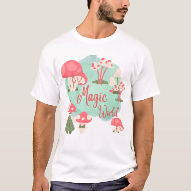 MAGIC Mushroom T Shirt (Framsida)