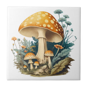 Magic Mushroom Tile Kakelplatta