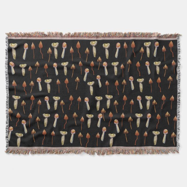 Magic Mushroom Watercolor Art Filt (Framsidan)