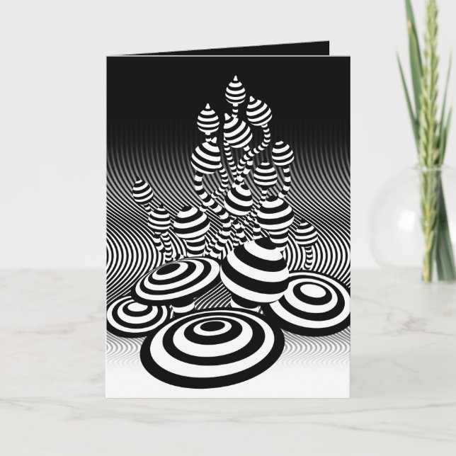 Magic Mushrooms Välkomstkort Kort (Framsida)