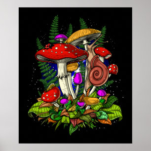 Magic Mushrum Fungi Poster