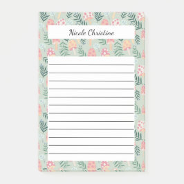 Magic MushRums Forest ANPASSNINGSBAR Anteckningsbl Post-it Block