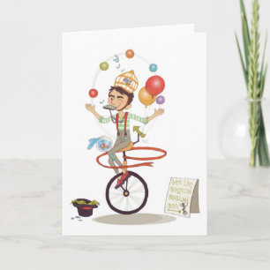 Magic Musical Man (notecard) Kort