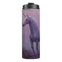 Magic Mystical Unicorn in Enchanted Forest Splen