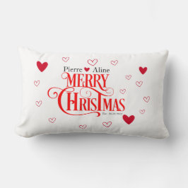 Magic name merry christmas lumbarkudde