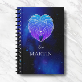 Magic Namn med Zodiac-tecken Leo-anteckningsbok Anteckningsbok
