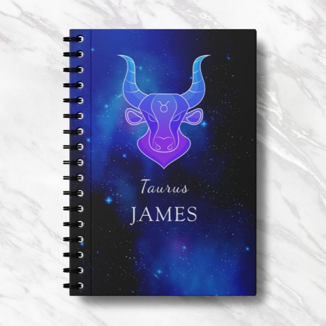 Magic Namn med Zodiac-tecken Taurus-anteckningsbok Anteckningsbok (Skapare uppladdad)