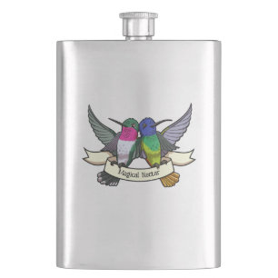 Magic Nectar Cute Hummingbird Holding Ribbon Fickplunta