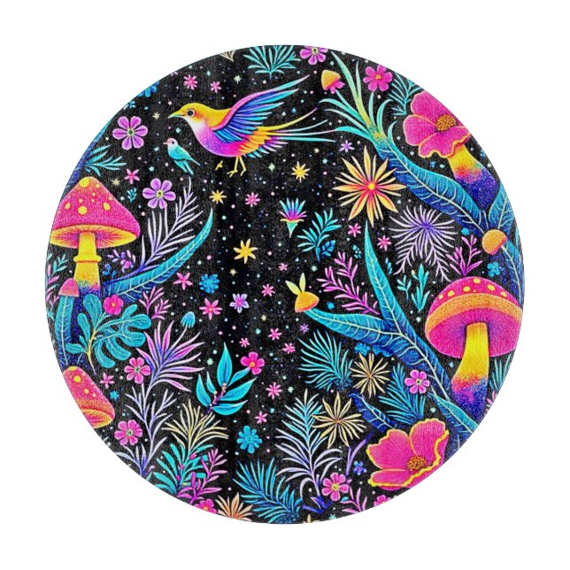Magic Neon Forest Night Dream Design (Framsidan)