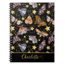 Magic Night Moth Butterflies Glitter Stars Namn