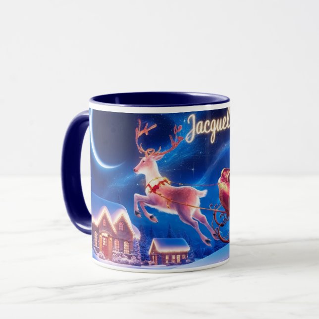 Magic Night Ride Jultomten och Hans Radiant Mugg (Framsida vänster)