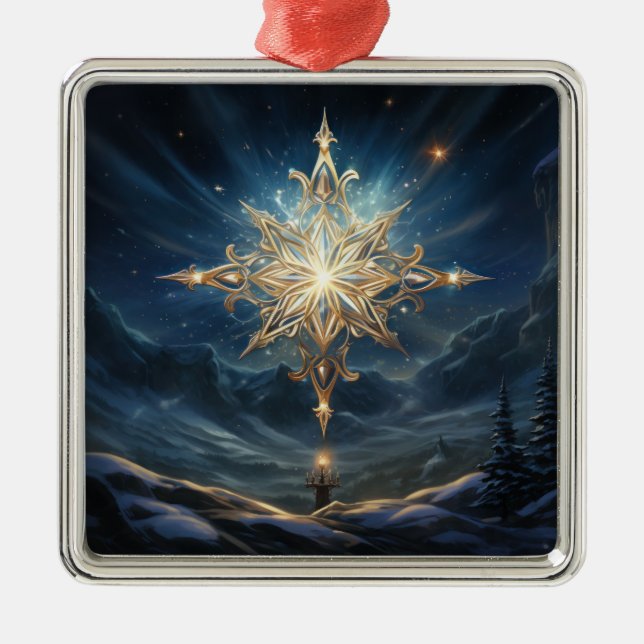 Magic North Star-julprydnad Julgransprydnad Metall (Framsidan)