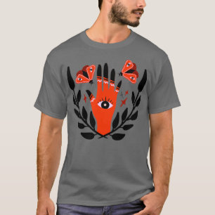 Magic Occult Öga Yellowish T Shirt