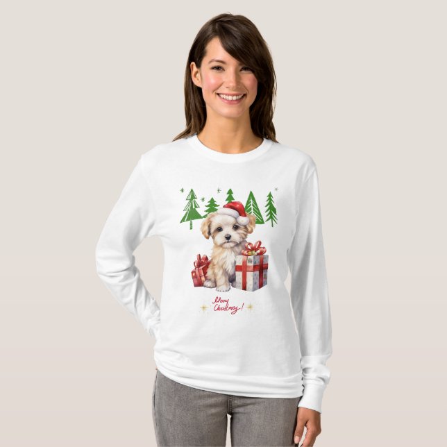 magic of christmas, Sweatshirt T Shirt (Hel framsida)