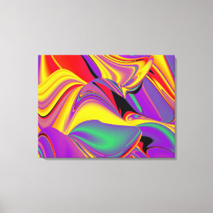 Magic of Färg Abstrakt 3D Rainbowart Canvas