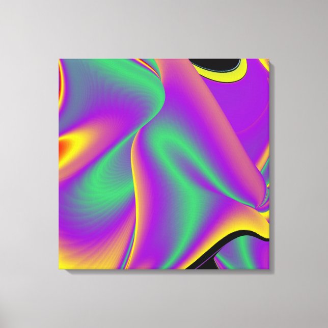 Magic of Färg Abstrakt 3D Rainbowart Canvastryck (Framsida)